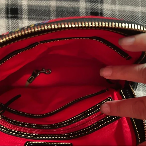 Brand new without tags, Dooney and Bourke fall plaid small  display picture 2